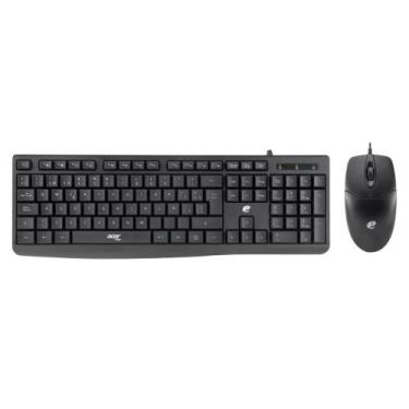 Imagem de Kit Teclado E Mouse Acer Eak040 Usb Abnt2 Preto Eak040 Bk