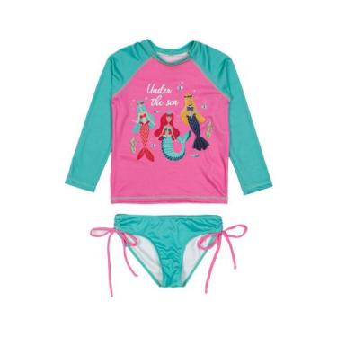 Imagem de Biquini Infantil Menina Brandili Ref 71875 Tamanho:8Cor:Rosa, 8, Rosa