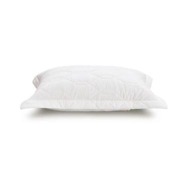 Imagem de Porta-Travesseiro Karsten Liss Branco 180 Fios Percal 50x70 cm