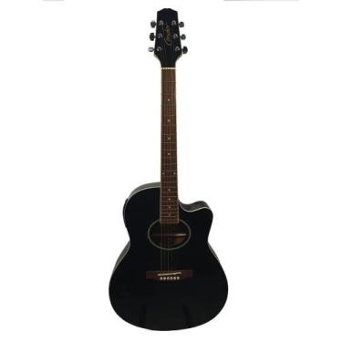 Imagem de Violão Condor Eletroacústico CS85 BK Preto Aço