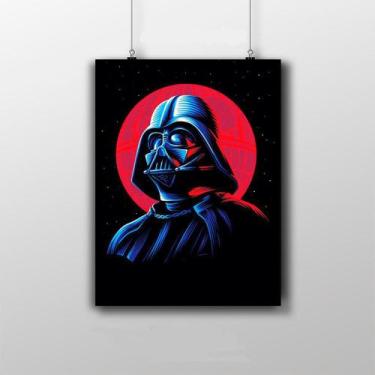 Imagem de Placa Decorativa Darth Vader Noite - Star Wars - Nerdecs