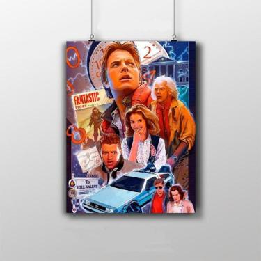 Imagem de Placa Decorativa De Volta Para O Futuro - Filme Wallpaper - Nerdecs