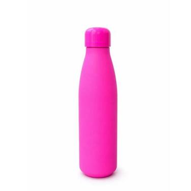 Imagem de Garrafa Squeeze Fosca Rosa Neon 1000ml - Plasduran