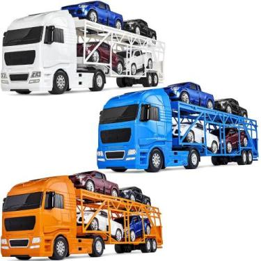 Imagem de Caminhão Diamond Truck Cegonheira c/ 4 Pick Ups - Roma Jensen -