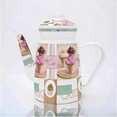 Imagem de Bule Esmaltado Vintage 1,2L à Indução Cake - A5 Importadora