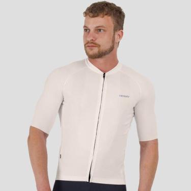 Imagem de Camisa de Ciclismo Triway Sports Endurance Creme Masculina -, Bege, M