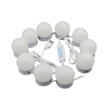 Imagem de Kit 10 Luminárias LED para Penteadeira Espelho Camarim Multimóveis MP3