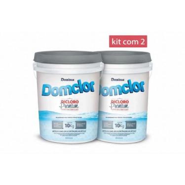 Imagem de Kit 2 Cloro dicloro Premium 56% Domclor 10Kg