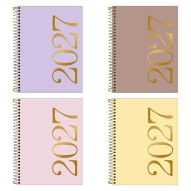 Imagem de Agenda anual 2027 espiral vanilla m7 tilibra
