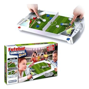Imagem de Jogo Futebol Game 2 em 1 com Chute a Gol e Jogo de Precisão Bivolt Brinquemix 30CM
