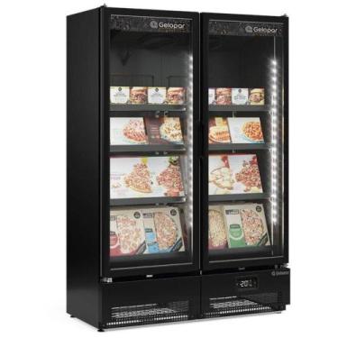 Imagem de Freezer Expositor Vertical Gelopar GCVC950ELCB 957L Preto 220V