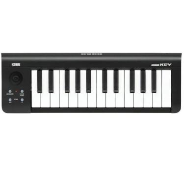 Imagem de Teclado controlador midi usb preto korg microkey 25 teclas