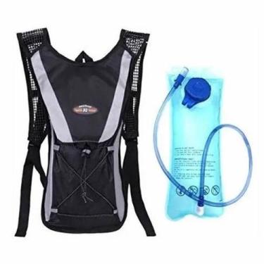 Imagem de Mochila De Hidratação Ciclismo 2L De Água Bike Corrida Preto - Jws