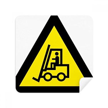 Imagem de Warning Symbol Empilhadeiras amarelo preto triângulo óculos pano pano pano pano pano pano pano pano pano pano pano pano pano embalagem com 2