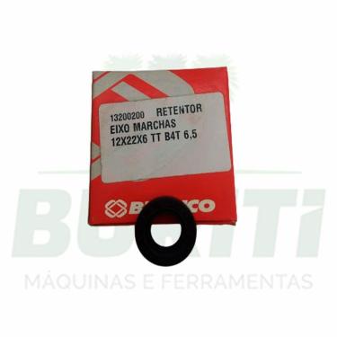 Imagem de Retentor Eixo Marchas 12X22X6 Para Tratorito BTTG 6.5 BTTD 5.0  2 Marchas Branco 13200200