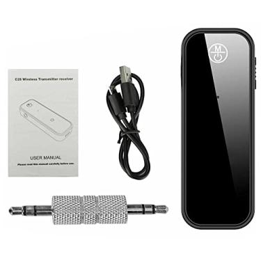 Imagem de Adaptador de áudio 2 em 1 3,5 mm Aux Car Bluetooth 5.0 Transmissor Receptor USB sem fio