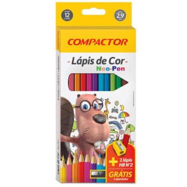 Imagem de Lápis De Cor Neo-Pen 12 Cores Compactor