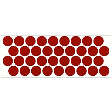 Imagem de Adesivo refletivo LiteMark de 2,5 cm para capacetes, bicicletas, carrinhos de bebê, cadeiras de rodas e mais – Pacote com 36, Vermelho