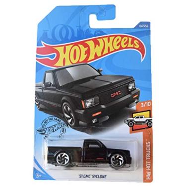 Imagem de Hot Wheels Hot Trucks 3/10 '91 Syclone 150/250, preto