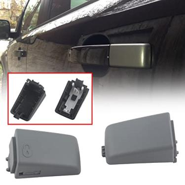 Imagem de FINMOKAL 2 peças tampa da maçaneta da porta externa esquerda e direita para Land Rover LR2 LR3 Primer