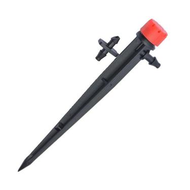 Imagem de MOOKEENONE 50x gotejadores de irrigação de fluxo de água para jardim em estacas emissores de gotejamento