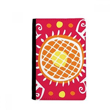 Imagem de Girassol México Totems Civilização Antiga Porta Passaporte Notecase Burse Carteira Capa Cartão Bolsa, Multicolor