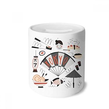 Imagem de DIYthinker Sushi Geisha Japan Tokyo Japanese Money Box Saving Banks Ceramic Coin Case Kids Adults
