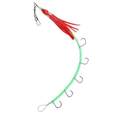 Imagem de Anzol de Linha de Polvo, Anzol de Polvo Com Forte penetração. Você Se Sente confortável. Simulação Alta, Suave para pesca.