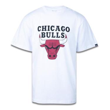 Imagem de Camiseta New Era Plus Size Manga Curta Nba Chicago Bulls Core