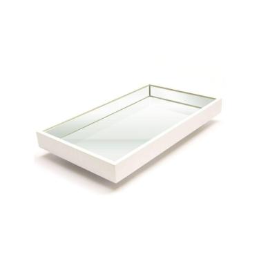 Imagem de Bandeja Espelhada Laqueada Flutuante Off White