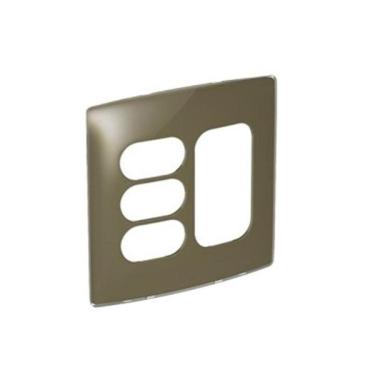 Imagem de Placa 3 Postos Juntos + 3 Separados 4x4 Malt Gloss Nereya Ref.663465 - Pial