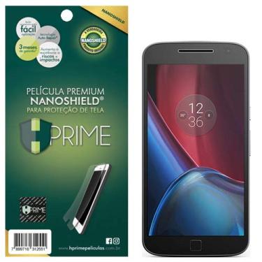 Imagem de Pelicula HPrime NanoShield para Motorola Moto G4 Plus, Hprime, Película Protetora de Tela para Celular, Transparente