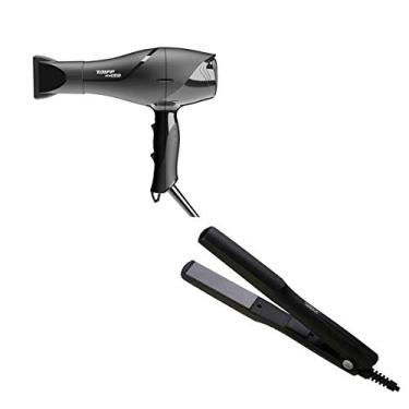 Imagem de Chapinha Taiff Cerâmica Bivolt + Secador New Black 110V