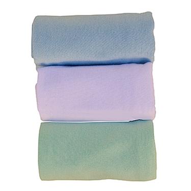 Imagem de Kit Fronhas de Malha - Azul + Verde + Branco Kit Fronhas de Malha Azul + Verde + Branco - 30cmx40cm
