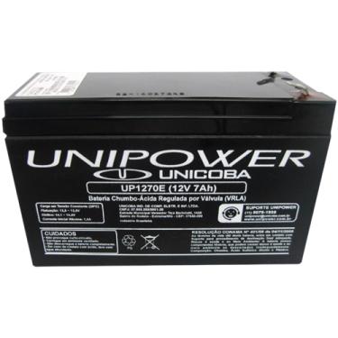 Imagem de Bateria Unipower para Nobreak 12 V 7.0AH F187 UP1270E 04F011 PO:014601
