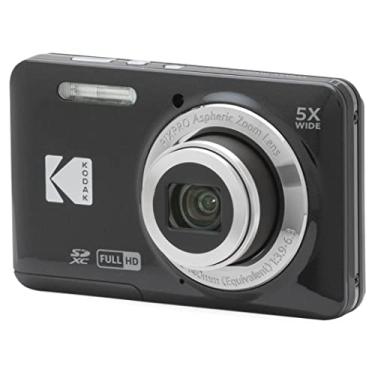 Imagem de KODAK PIXPRO FZ55-BK Câmera digital com sensor CMOS de 16 MP, zoom óptico de 5x, ângulo amplo de 28 mm, 1080p, vídeo Full HD, câmera vlogging LCD de 2,7 polegadas (preto)