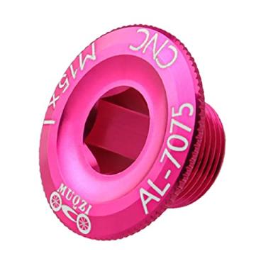 Imagem de Capa de de bicicleta, s de pedaleira de bicicleta. de fixação de de metal de braço de roda dentada para, ROSA