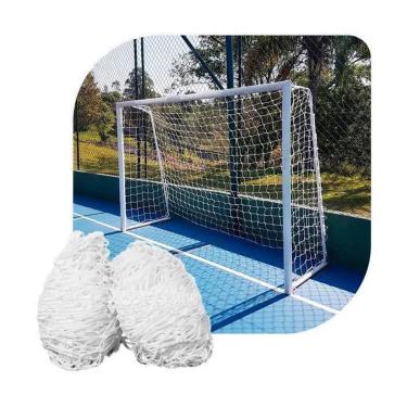 Imagem de Par De Rede Para Trave De Gol Futsal Fio 4 Futebol de Salão-Unissex