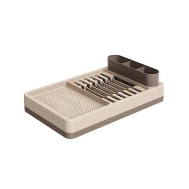 Imagem de Escorredor de Louças Coza Flat 17000/1334 em Polipropileno – Cinza Claro/Cinza Quente