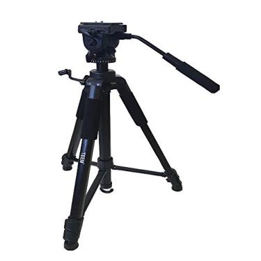 Imagem de Tripe Profissional Cabeça Semi Hidráulica Com Altura Ajustável 138CM-170CM para Câmera Fotográfica e Vídeo