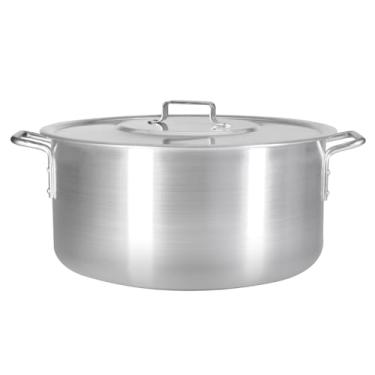 Imagem de Caçarola Panela Grande Avulsa Cozinha Industrial Profissional Restaurante Linha Hotel Alumínio N50-41 litros