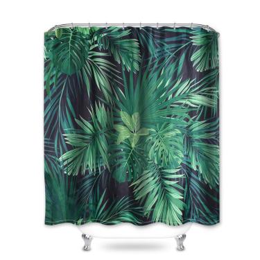 Imagem de Cortina de chuveiro DIDIHOU impermeável 3D Landscape Pattern