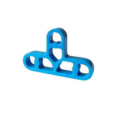 Imagem de JINYO Espaçador de tijolos de 100 mm de 10 mm, espaçador de azulejo, cor azul, clipes de nivelamento de azulejo, alvenaria, espaçador, argamassa, espaçador de janela de vidro, banheiro, espaçador de