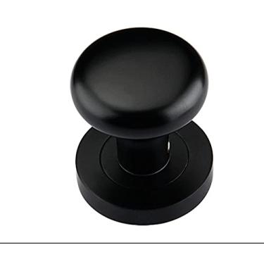 Imagem de Maçaneta oculta globular Invisível Hardware da porta ouro preto escuro fundo da porta do lado escuro Maçaneta da porta de madeira pastoral, BK