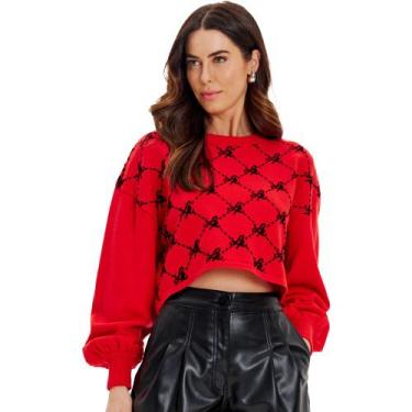 Imagem de Blusa Lança Perfume Aplicação In24 Vermelho Feminino