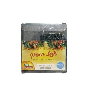 Imagem de Enfeite De Natal Pisca Colorido 15Leds A Pilha Inclusas 2Mt - Art Chri