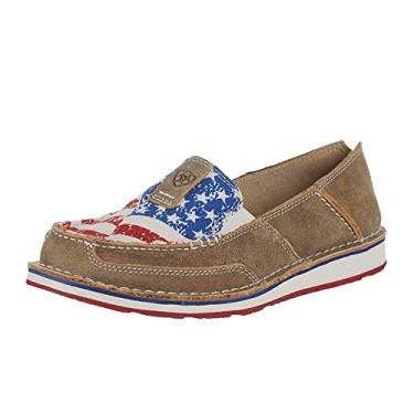 Imagem de ARIAT Women's Cruiser Boat Shoe, Brown Bomber, 6