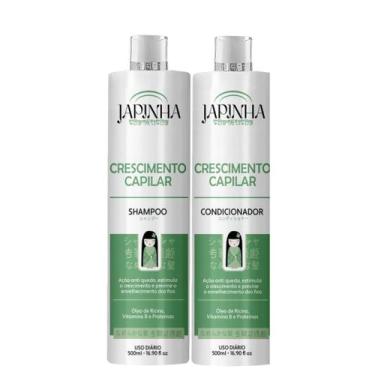 Imagem de Kit Japinha Crescimento Shampoo e Condicionador 500ml Original! - Japi