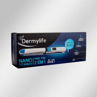 Imagem de Prancha Dermylife Titanium Pro750 - 2 em 1, Bivolt