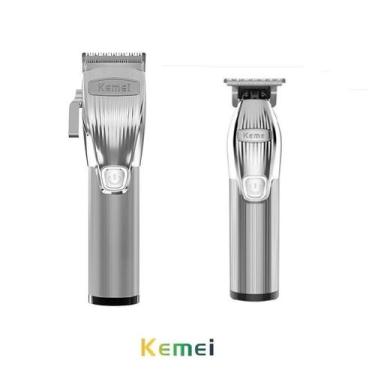Imagem de Maquina de Corta Cabelo Profissional kemei km k32 + Acab i32